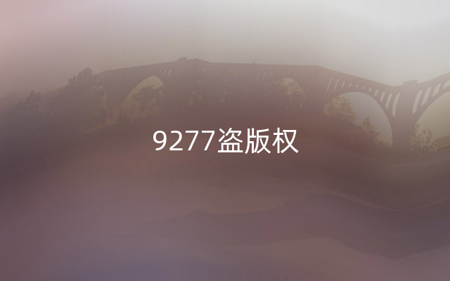 9277盗版权