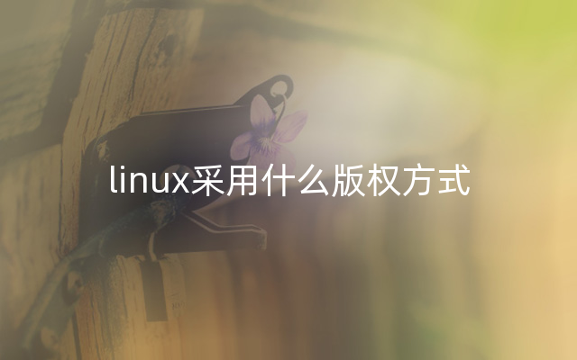 linux采用什么版权方式