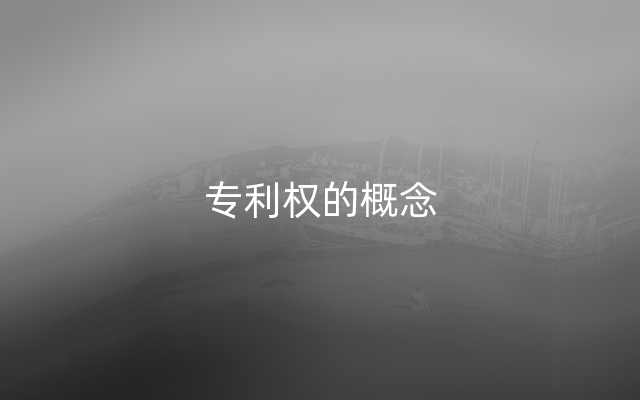 专利权的概念