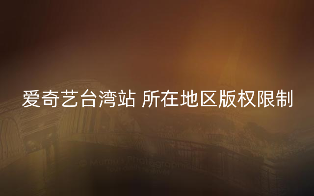爱奇艺台湾站 所在地区版权限制