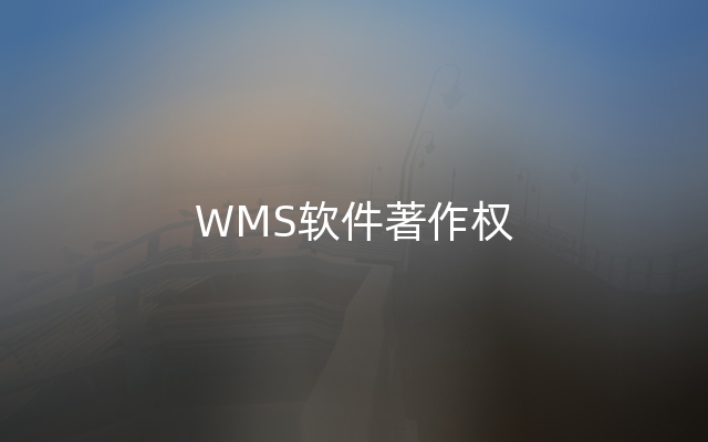 WMS软件著作权