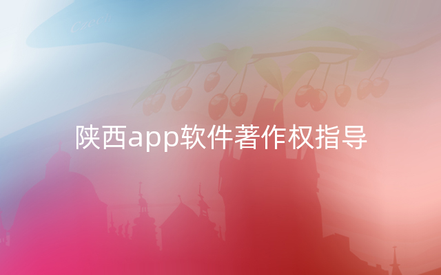 陕西app软件著作权指导